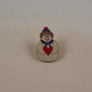 Snowman pin